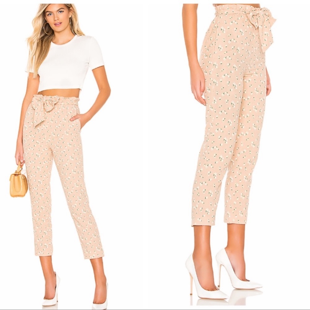Majorelle flower crop pant. Worn once.